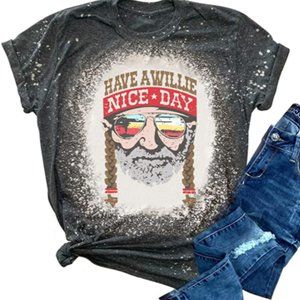 Have A Willie Nice Day Country Western Graphic Tee